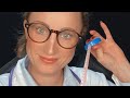  asmr sleep doctor medical roleplay physical eye exam personal care attention layered sounds