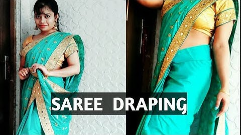 How beginners can drape a Saree in * 6 Easy Steps*