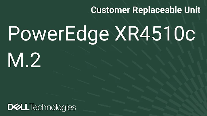 How to Remove/Install BOSS Module and M.2 Card for PowerEdge XR4510c