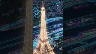 Eiffel Tower, 3D map view #googleearth #eiffeltower