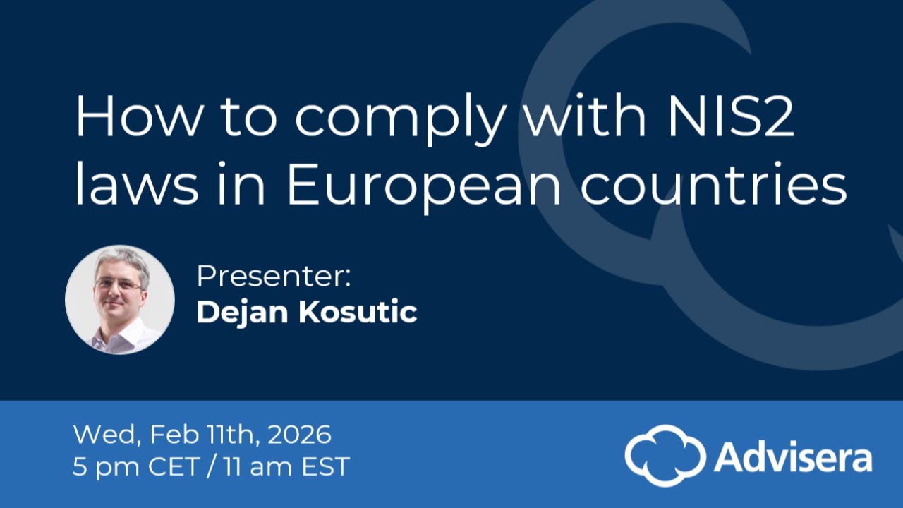 How to comply with NIS2 laws in European countries [live webinar]