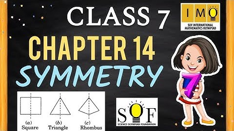 Class 7 IMO | Chapter 14 : Symmetry  | Maths Olympiad | Symmetry for Grade 7 | SOF IMO worksheet