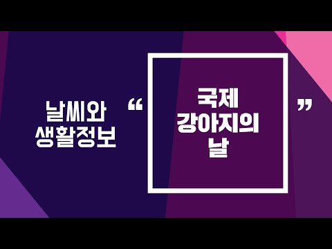 [날씨] 국제 강아지의 날 / 2024.03.15.KWEATHER