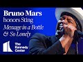 Bruno mars  so lonely message in a bottle sting tribute  2014 kennedy center honors