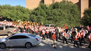 Texas Longhorn Alumni Band step-off for DKR Nov 19, 2019 Kansas @ Texas