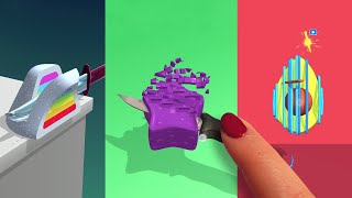 Trying Out ASMR Apps | Virtual Soap Cutting, Kinetic Sand Slicing screenshot 2