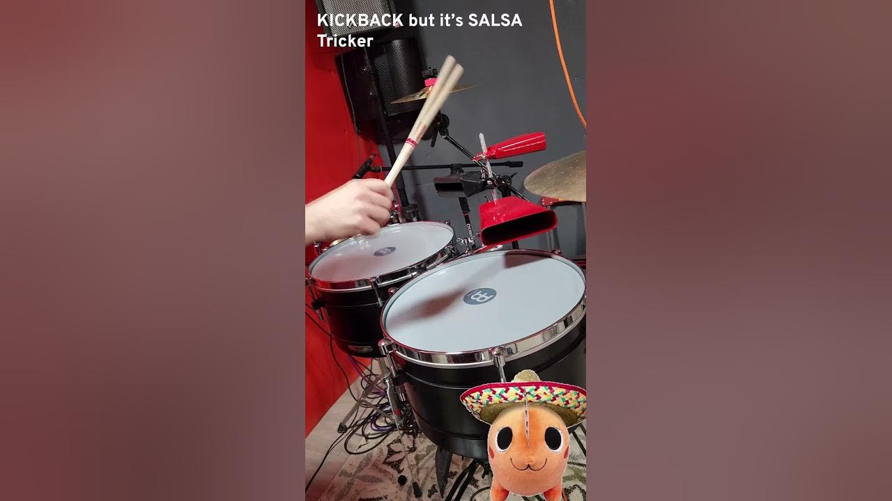KICK BACK but it's SALSA [Timbales Cover] YouTube