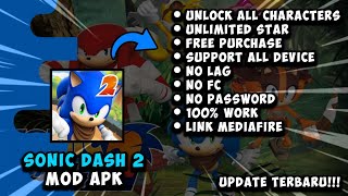 SONIC DASH 2 MOD APK [ NO PW ] || UPDATE TERBARU!!! screenshot 2