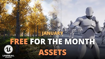 Get Now these FREE for the Month January ASSETS for Unreal Engine 5