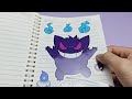 1 Minutes Satisfying with Decorate Disney Princess Pikachu Sticker Book ASMR Review Collection