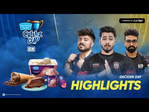 Mother Dairy Ice Cream's Chillz Cup | #BGMI | Grand Finals Day-3 | Highlights