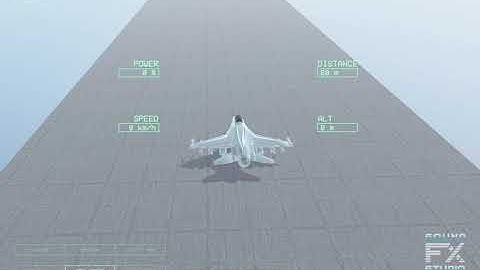 A10 Warthog Turbofan Aircraft: Sound System + Flight Model for UNITY3D