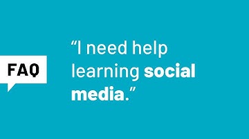 GCFLearnFree.org FAQ: I need help learning social media.