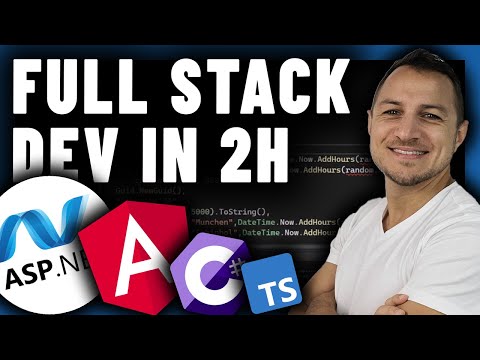Learn FULL STACK Web Development in 2 HOURS! ASP.NET & Angular