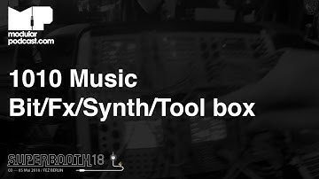 Sampling, Performance FX, Sequencing, Polyphonic Synth Voices & more from 1010 Music at Superbooth 2