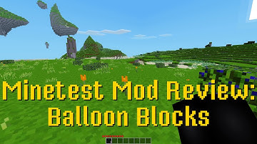 Minetest Mod Review: Balloonblocks