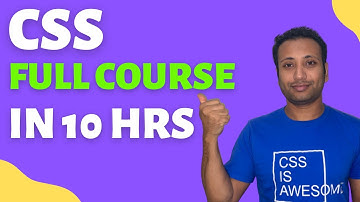 CSS Full Course with a project | Zero to Hero | English Tutorial