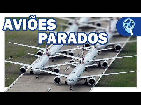 Onde estão as milhares de aeronaves paradas por causa da pandemia?