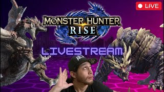 Monster Hunter MONDAYS?! Reaching Hunter Rank 100 || Monster Hunter Rise Live