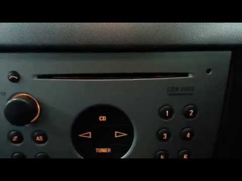 How to enter the radio code on all Vauxhall Opel cars