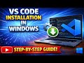 VS code installation in windows | How to VS code install in windows | Visual studio code download