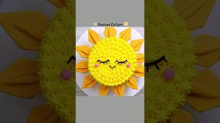  Creative Sun Cake Decoration Idea  shorts cakedecoration