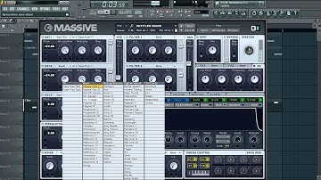 FL Studio Tutorial: Simple Happy Hardcore/UK Hardcore Bass Tutorial Using Massive