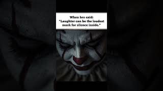 “When Laughter Hides Pain”#quote #sadquotes #deepquotes #lifelessons #truth #cinematicshort #memes