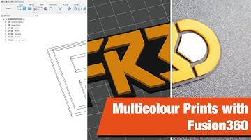 Fusion360 Tutorial: Designing Multicolor Signs and Badges for 3D Printing