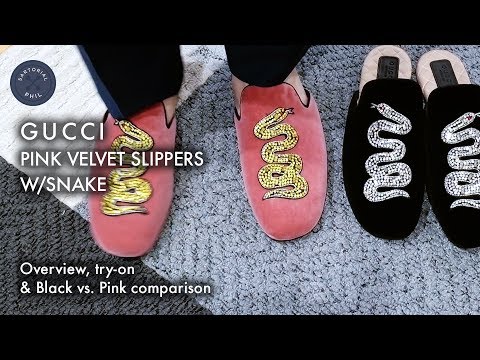 gucci slippers with snake