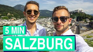 Salzburg in 5 Minuten 🧑‍🦱🎹 Barocke Mozartstadt Salzburg in Österreich