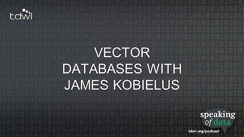 Vector Databases with James Kobielus - Speaking of Data Podcast