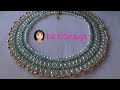 COLLAR NEFERTITI de cristal y mostacilla👜👗- NEFERTITI NECKLACE made of crystal and beads