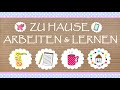 Deutsch B2: zu Hause Lernen &amp; Home Office, Arbeiten ohne Ablenkung &amp; Prokrastination / learn German