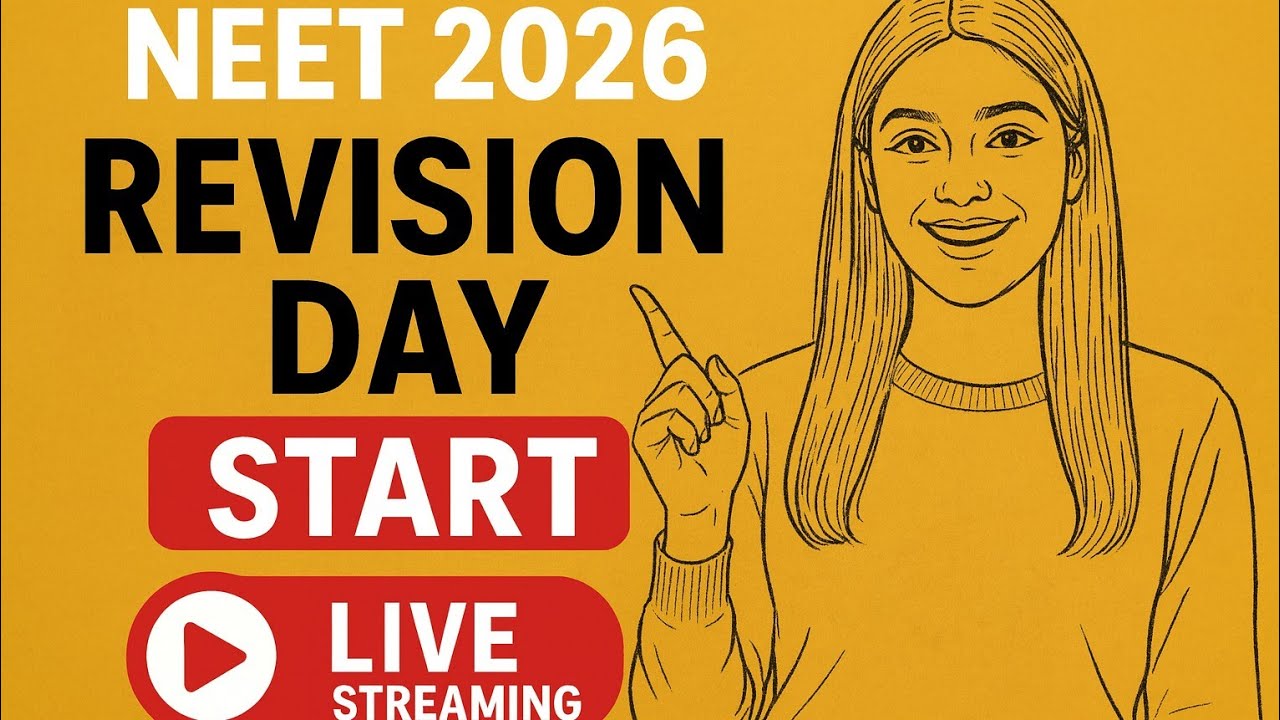 📚 Study with me Live | Neet 2026-2027 - YouTube