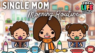 SINGLE MOM Morning Routine!! | Toca Life World