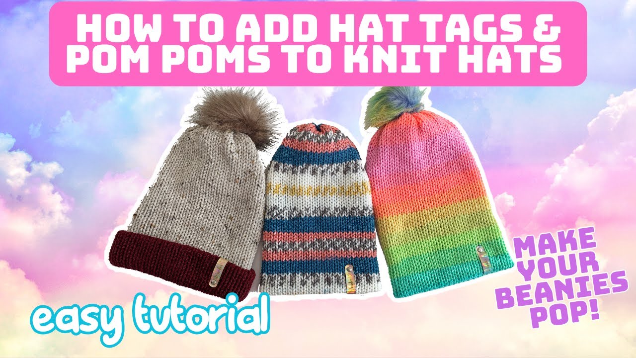 2 ways to attach a Faux Fur Pom Pom 