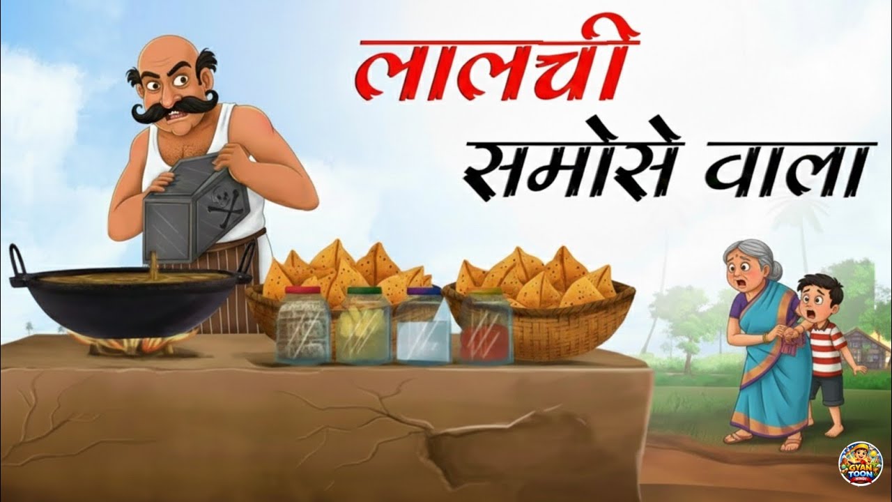 लालची समोसे वाला | lalchi samose wala | moral story | hindi kahani | hindi moral stories