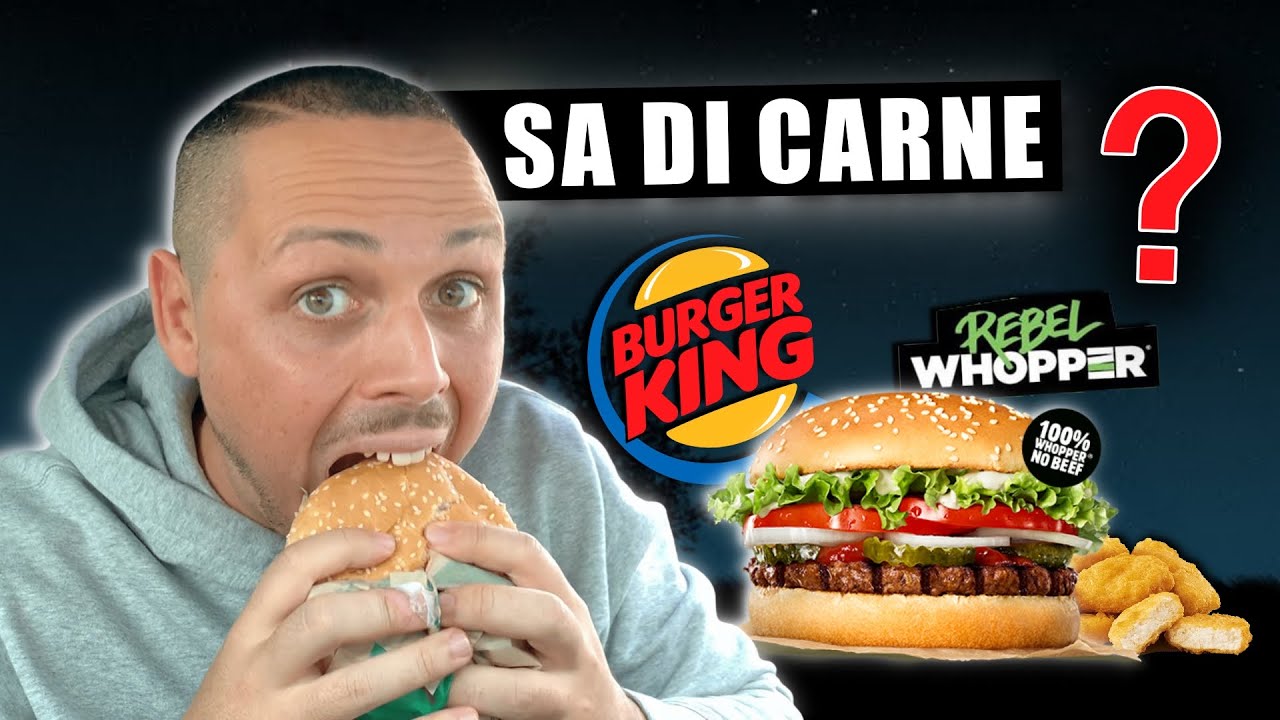 PROVO IL PANINO VEGANO di BURGER KING: 