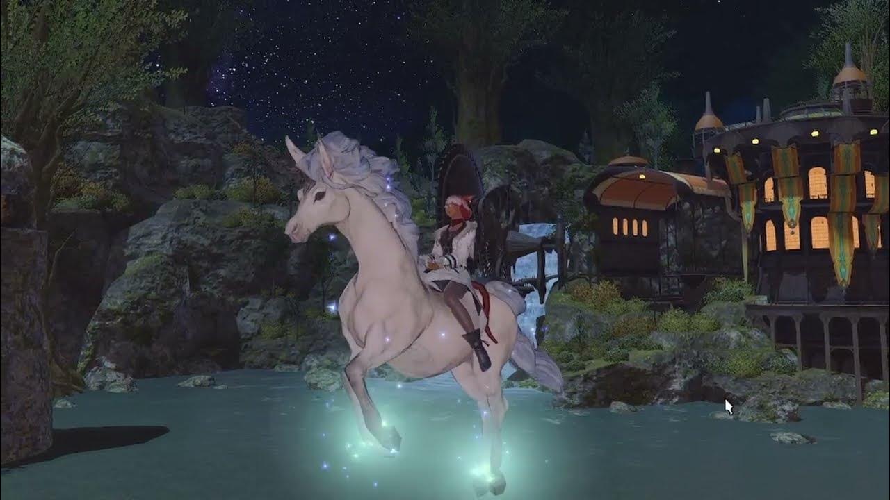 FFXIV Obtaining Your Very Own Unicorn Mount YouTube