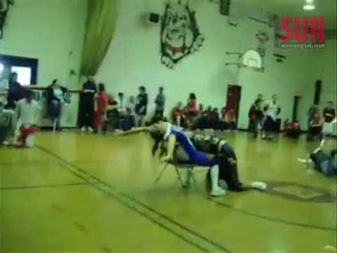 Raw video: Teachers filmed doing lap dance