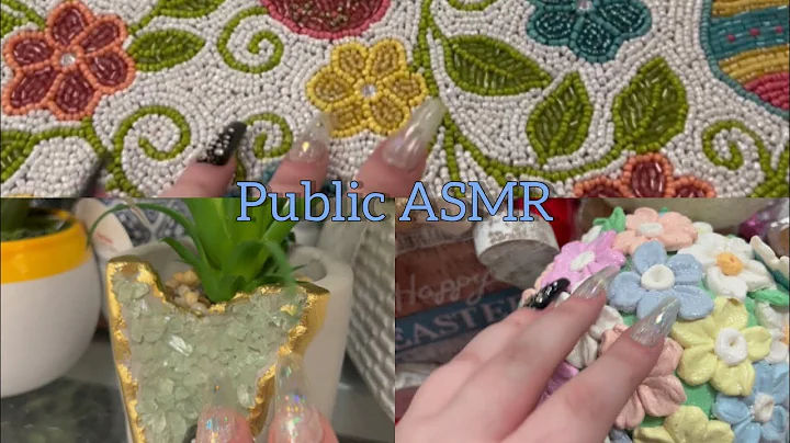 Public ASMR✨At TJ maxx 🛍️ (tapping, scratching, crinkling)