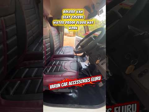 Bolero van seat covers 🚙 #automobile #seatlovers #travel #caraccessories #instagram