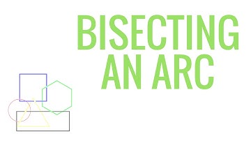 Bisecting an arc - Geometrical Constructions