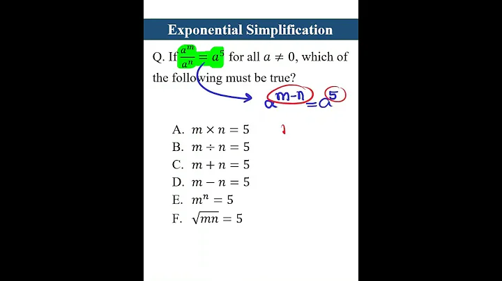 Exponential Simplification #shorts #maths #exponents #simplification #mathpractice