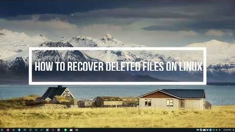 How To Recover Deleted Files On Linux With Photorec