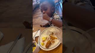 When your food is so good #food #baby #shorts #eating #ihop #shortsvideo