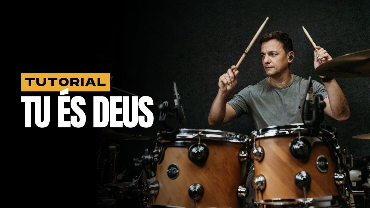 Drumcam Tu És Deus (O Canto das Igrejas) - Como Tocar na Bateria