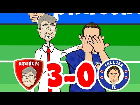 Arsenal vs Chelsea 3-0 Goals and Highlights! (2016 Poor Old Chelsea Song)