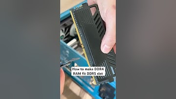 DDR4 ram fits in DDR5 slot!